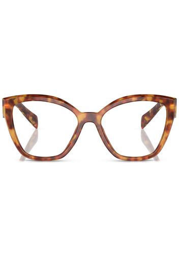 Prada Eyewear Occhiali oversize - Marrone