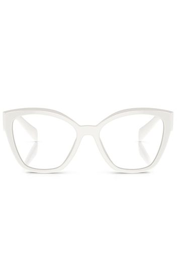 Prada Eyewear Occhiali oversize - Bianco