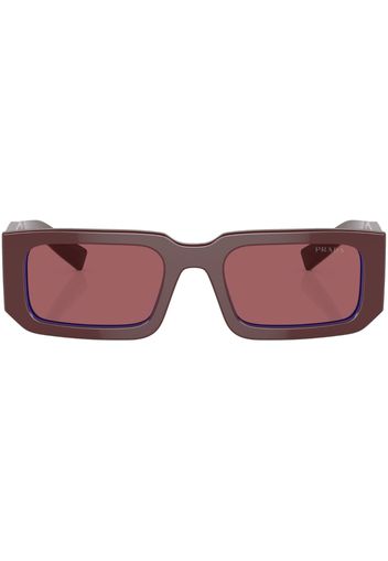 Prada Eyewear rectangle-frame sunglasses - Rosso