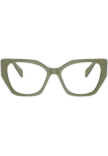 Prada Eyewear oversize-frame glasses - Verde