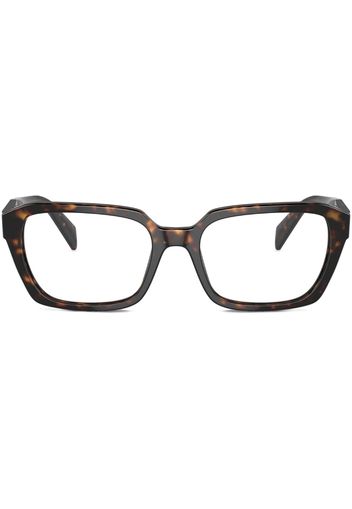 Prada Eyewear square-frame glasses - Marrone