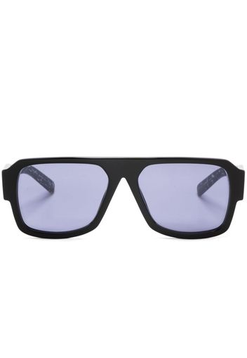 Prada Eyewear Occhiali da sole con montatura stile pilota - Nero