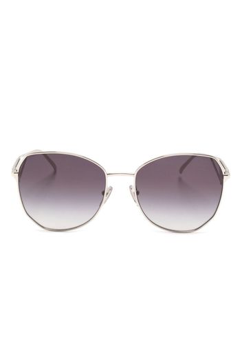 Prada Eyewear Occhiali da sole oversize - Argento