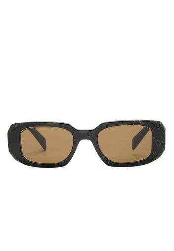 Prada Eyewear Occhiali da sole Symbole squadrati - Nero