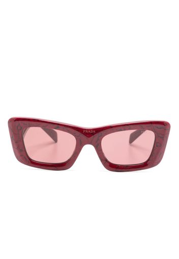 Prada Eyewear Prada Symbole square-frame sunglasses - Rosso