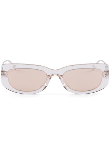 Prada Eyewear Symbole transparent frame sunglasses - Toni neutri