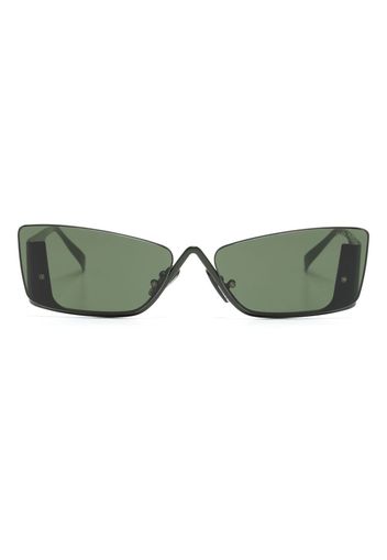 Prada Eyewear Runway rectangle-frame sunglasses - Verde