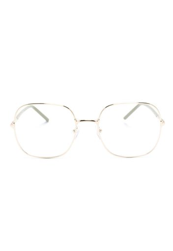 Prada Eyewear Occhiali squadrati - Oro