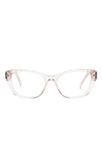 Prada Eyewear transparent cat-eye glasses - Rosa