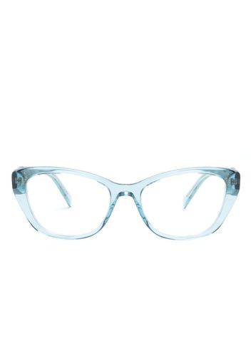 Prada Eyewear cat-eye frame glasses - Blu