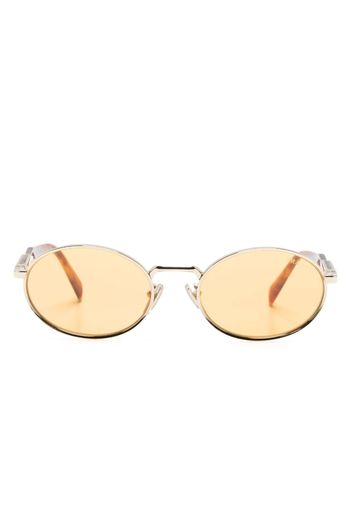 Prada Eyewear Occhiali da sole tondi - Oro