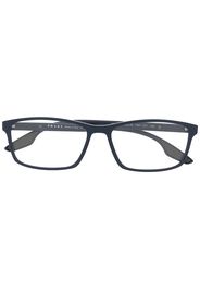 Prada Eyewear Occhiali Linea Rossa rettangolari - Blu