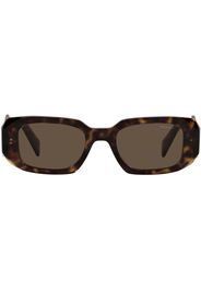 Prada Eyewear Runway geometric-frame sunglasses - Marrone