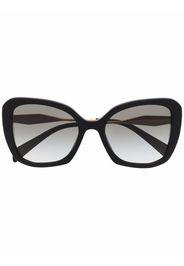 Prada Eyewear Occhiali da sole cat-eye oversize - Nero