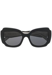 Prada Eyewear Occhiali da sole oversize - Bianco