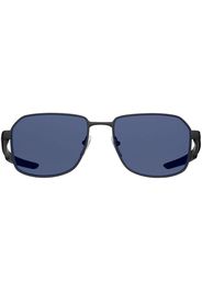 Prada Eyewear Occhiali da sole squadrati Linea Rossa - Nero