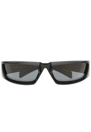 Prada Eyewear Occhiali da sole squadrati con stampa - Nero