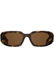 Prada Eyewear Symbole rectangular-frame sunglasses - Marrone