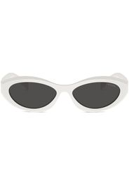 Prada Eyewear Occhiali da sole cat-eye - Bianco