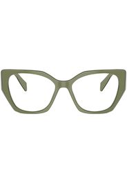 Prada Eyewear oversize-frame glasses - Verde