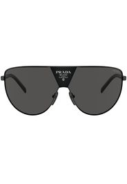 Prada Eyewear Occhiali da sole oversize - Nero