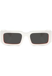 Prada Eyewear rectangular-frame sunglasses - Bianco