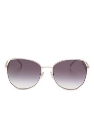 Prada Eyewear Occhiali da sole oversize - Argento