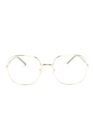 Prada Eyewear Occhiali squadrati - Oro