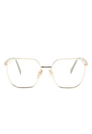 Prada Eyewear Occhiali oversize - Oro