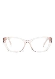 Prada Eyewear transparent cat-eye glasses - Rosa