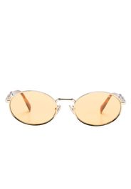 Prada Eyewear Occhiali da sole tondi - Oro