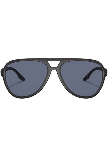 Prada Linea Rossa double-bridge sunglasses - Nero
