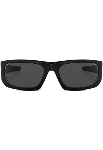 Prada Linea Rossa logo-print sunglasses - Nero