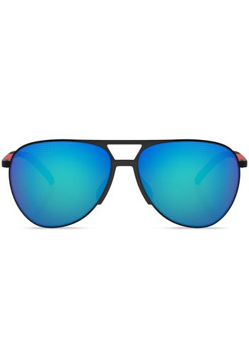 Prada Linea Rossa aviator-frame sunglasses - Nero