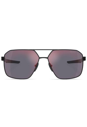 Prada Linea Rossa square-frame sunglasses - Nero