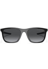 Prada Linea Rossa logo-print rectangle-frame sunglasses - Nero