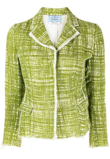 Prada Pre-Owned Blazer a quadri 1996 - Verde