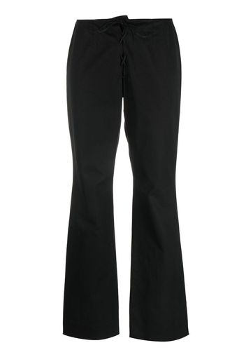 Prada Pre-Owned Pantaloni svasati anni '90 - Nero