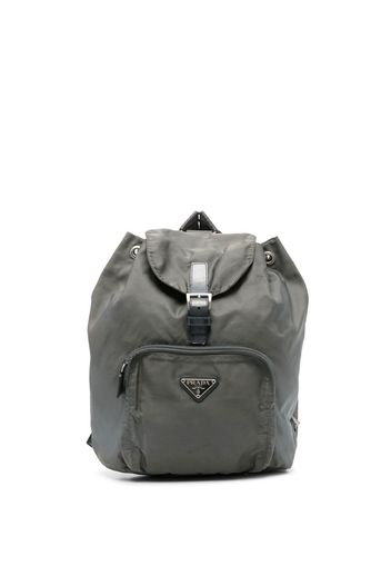 Prada Pre-Owned Zaino con coulisse - Grigio