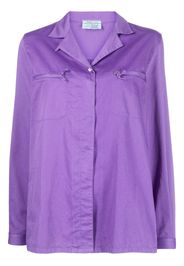 Prada Pre-Owned Camicia con zip anni 2000 - Viola