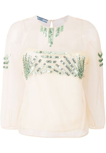 Blusa con paillettes