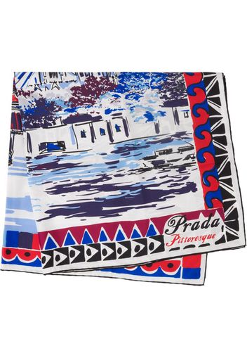 Foulard Pittoresque Paris con stampa