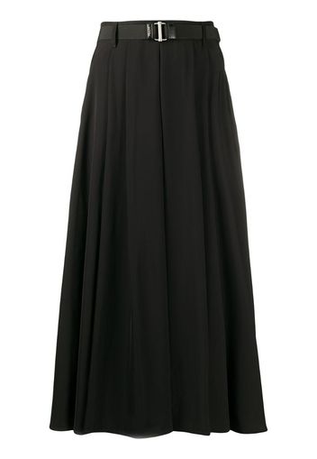 pleated long skirt