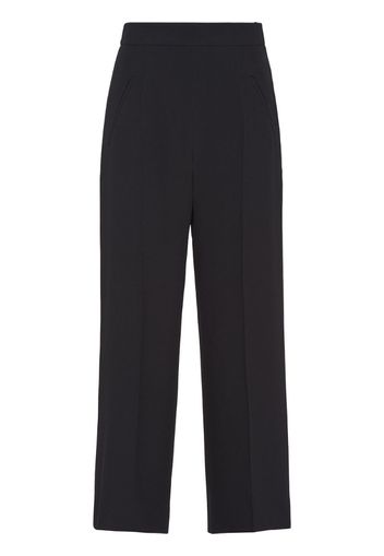 contrasting side tape culottes