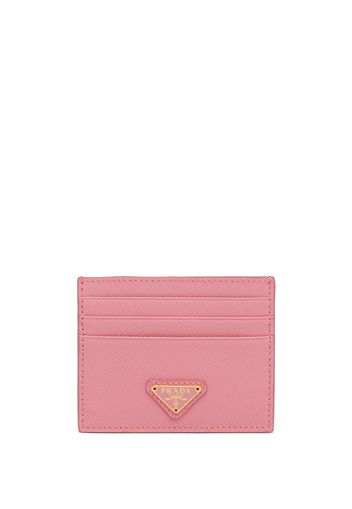 Prada Portacarte con logo - Rosa