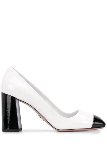 square-toe 85mm pumps