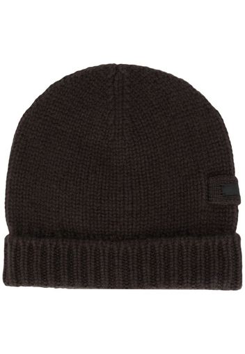 knitted cashmere beanie