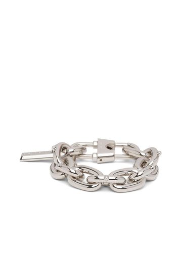 Prada Bracciale con dettaglio catena - Argento