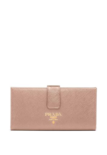 Prada Portafoglio con logo - Rosa