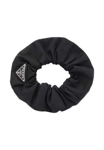 Prada triangle-logo scrunchie - Nero